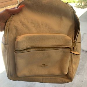 Coach pink backpack